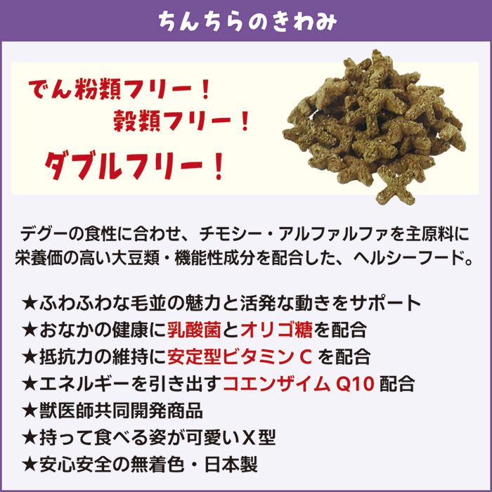 29周年セール中】ちんちらのきわみ/極 フード エサ ペレット グルテン
