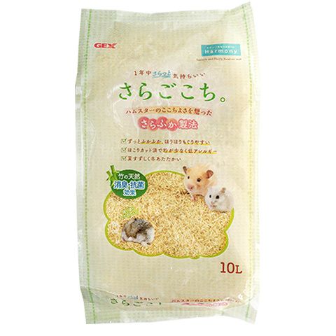 さらごこち。10L/床材 敷材 巣材 マット 竹 ハムスター