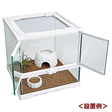 ジオハウス フラワーM/隠れ家 シェルター ヒョウモン トカゲ 爬虫類