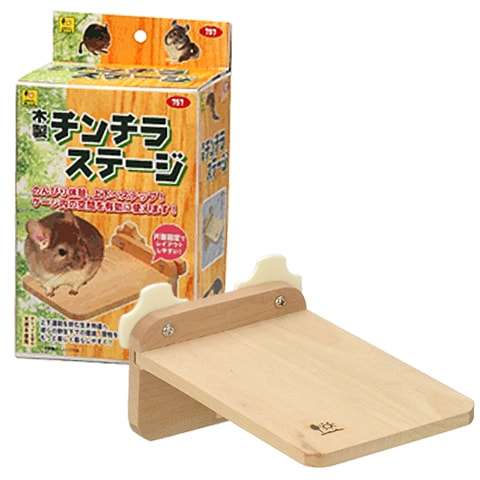 チンチラ用ケージ、木製パーツセット、いろいろ！ Amazon | IYOIYA チンチラ コーナー ステージ セット 4点入り