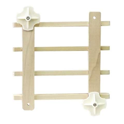 かじり木フェンス/齧り木 おもちゃ ストレス解消 木製 ケージ 固定