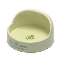 ハッピーディッシュ＜ラウンド・M＞/食器 エサ入れ フードボウル 陶器