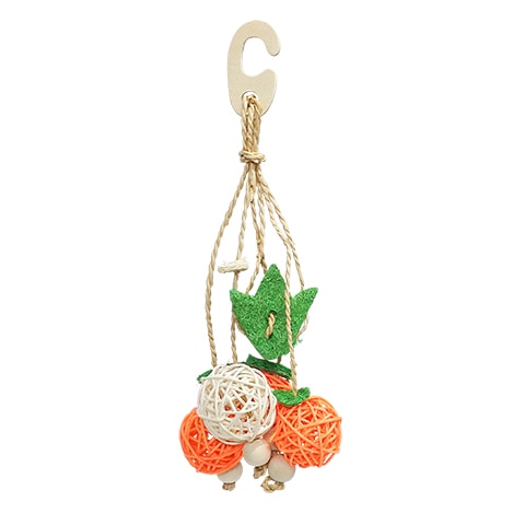 ナチュラルハンガー フルーツ/おもちゃ 小鳥 オカメ セキセイ 文鳥