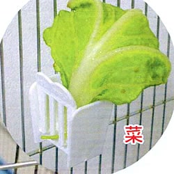 グリーンホルダー/エサ入れ 菜入れ 粟の穂 クリップ ケージ ゲージ