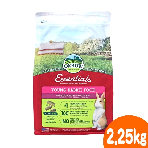 オックスボー エッセンシャル ヤングラビットフード2.25kg/主食