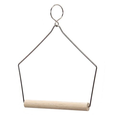 木製ブランコ 大10cm/小鳥 インコ 文鳥 おもちゃ ピッコリーノ