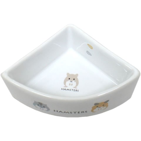 ハムちゃんのコーナー食器 エサ入れ 餌入れ 陶器 ご飯入れ フード 小動物 ハムスター ジャンガリアン Marukan 通販 Petyasan Com Heaven