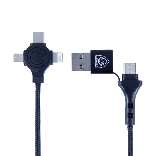 PEUGEOT SET OF 3 CHARGING CABLES WITH 3 CONNECTORS