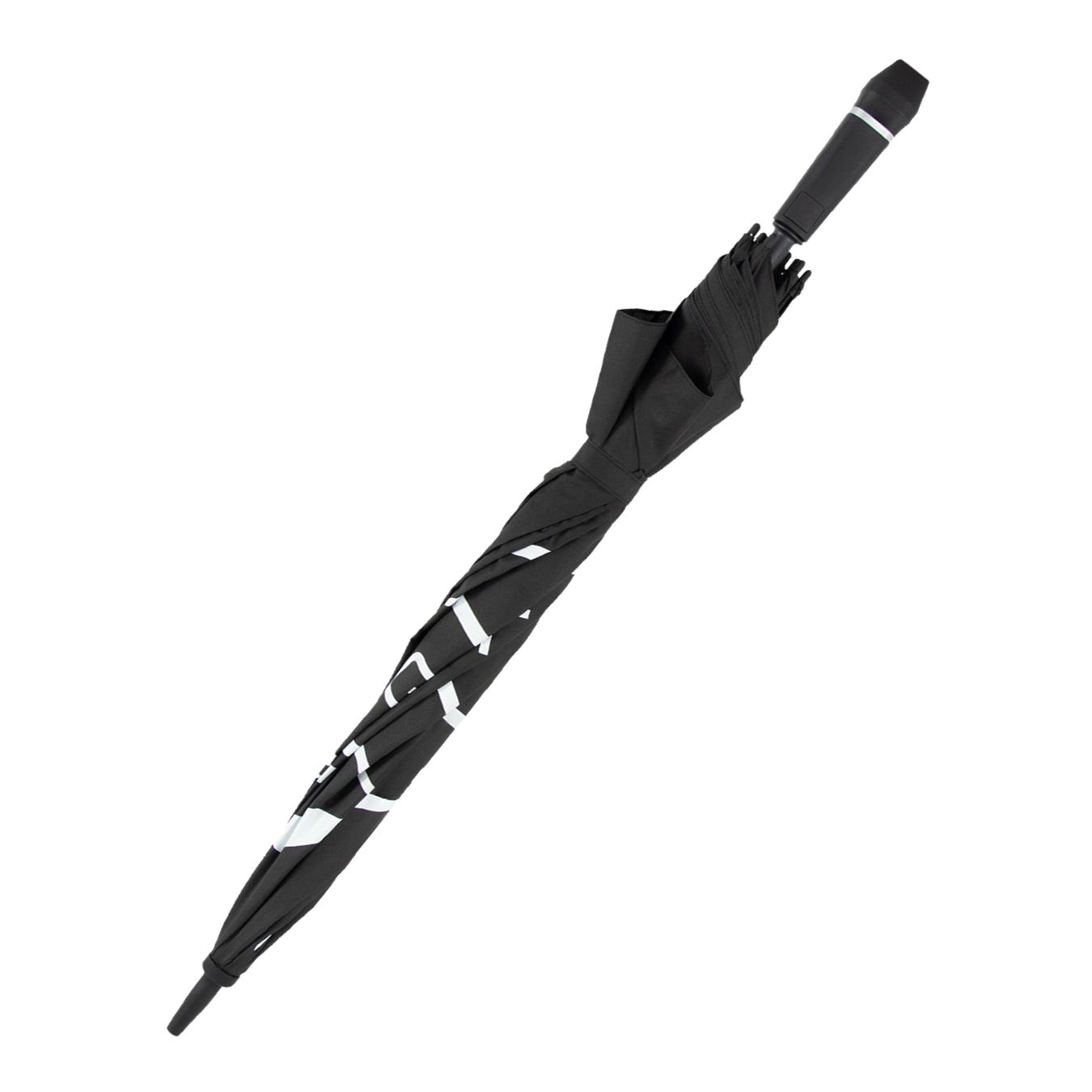 PEUGEOT BRAND LOGO STRAIGHT UMBRELLA BLACK