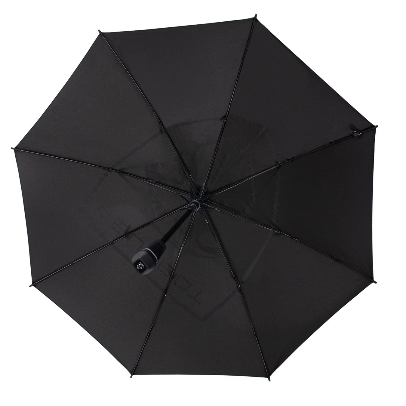 PEUGEOT BRAND LOGO STRAIGHT UMBRELLA BLACK