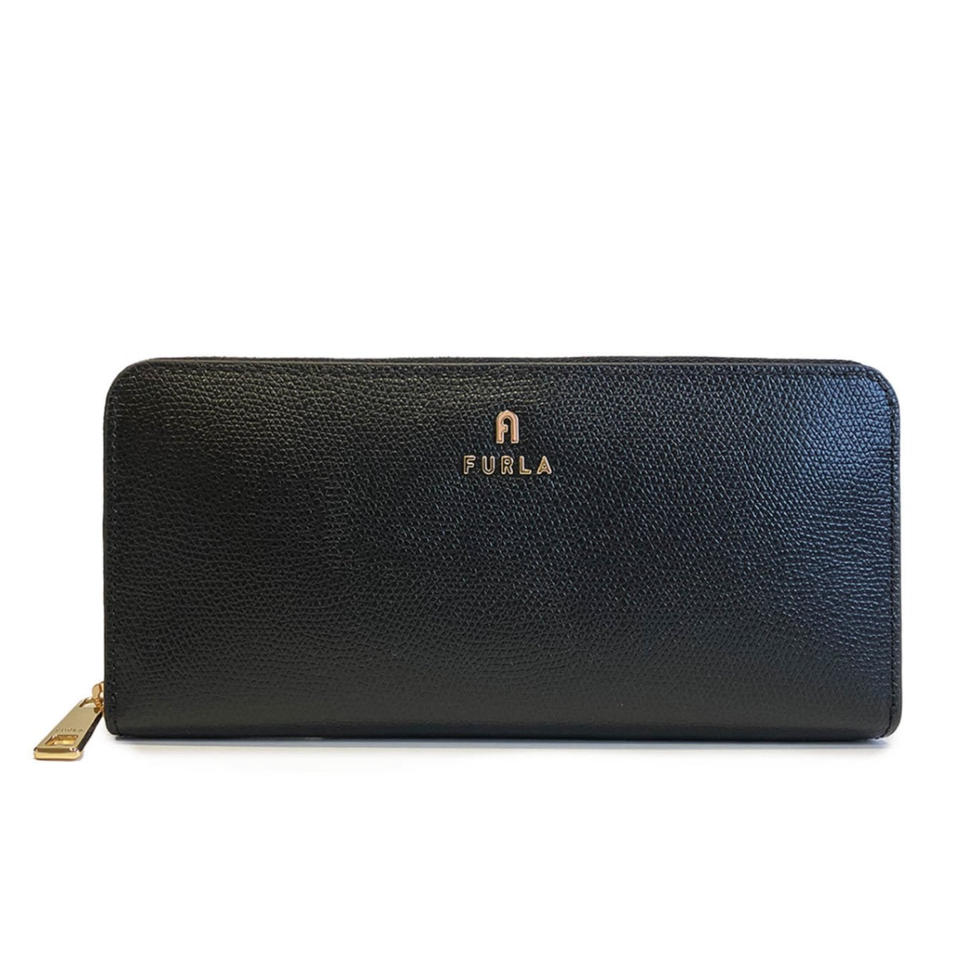 【フルラ】ファー　ケープ ジップアラウンド L AGAVE b+BALLERINA i int. Furla Camelia