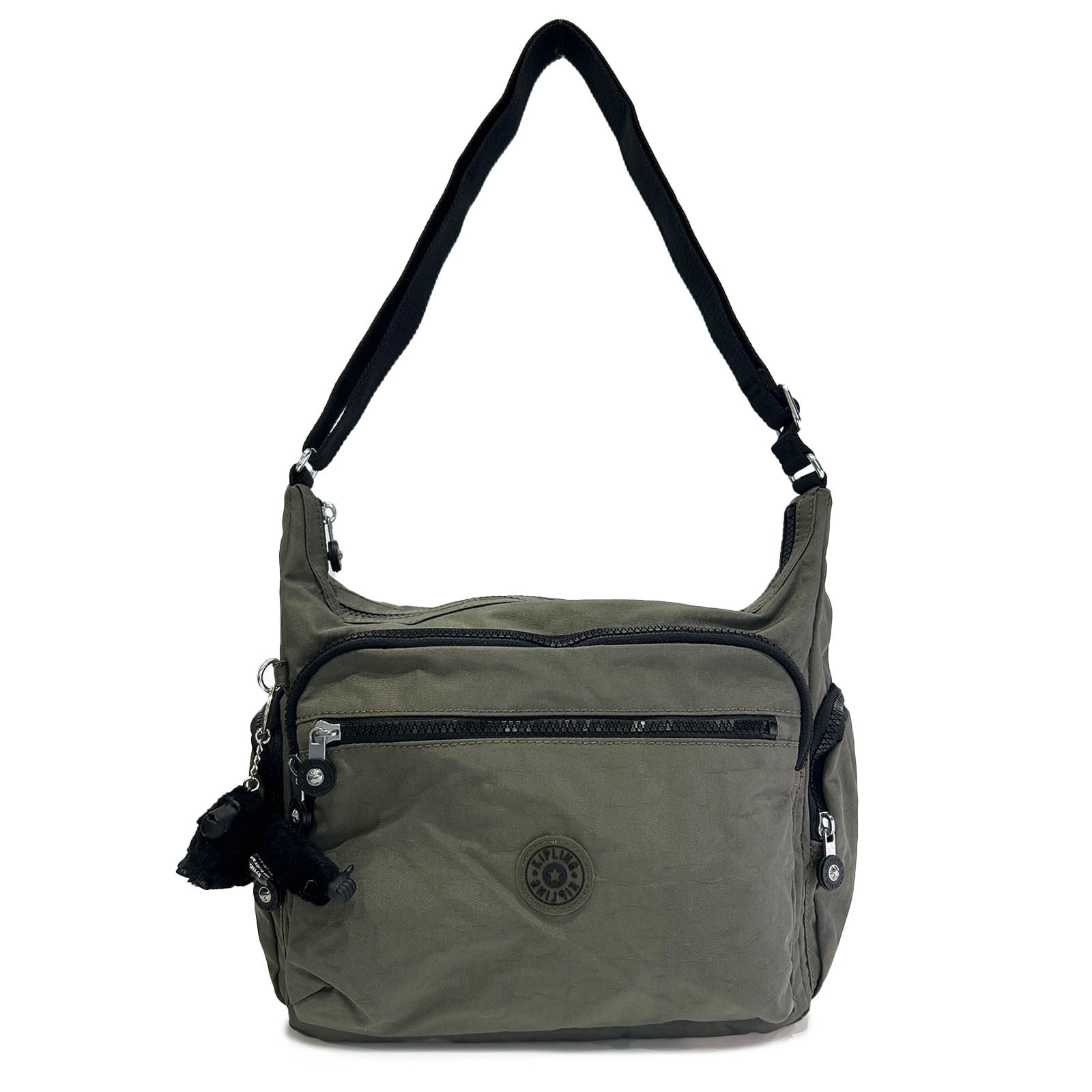 キプリング kipling ショルダーバッグ ギャビー GABBIE K15255 88D モスグリーン