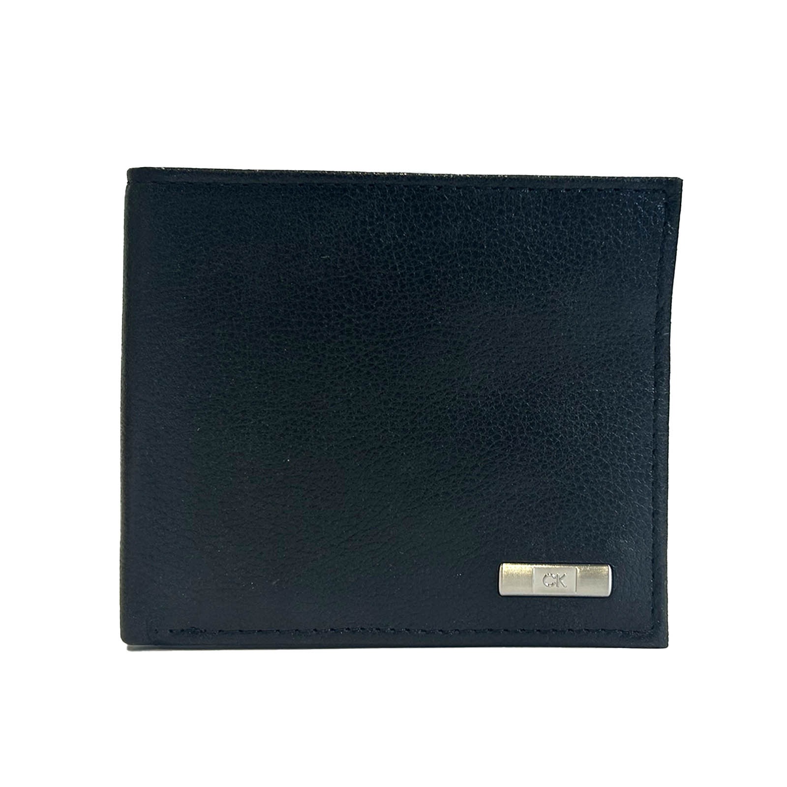 カルバンクライン CK Calvin Klein メンズ二つ折り財布　ブラック 31CK130018 001 BLACK 折財布 レザー 本革 ロゴ ミニ財布 コンパクト