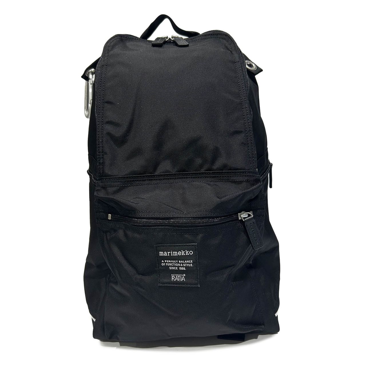 marimekko マリメッコ リュックサック デイバッグ バックパック ユニセックス メンズ レディース ブラック バディBUDDY 92512 999 BLACK