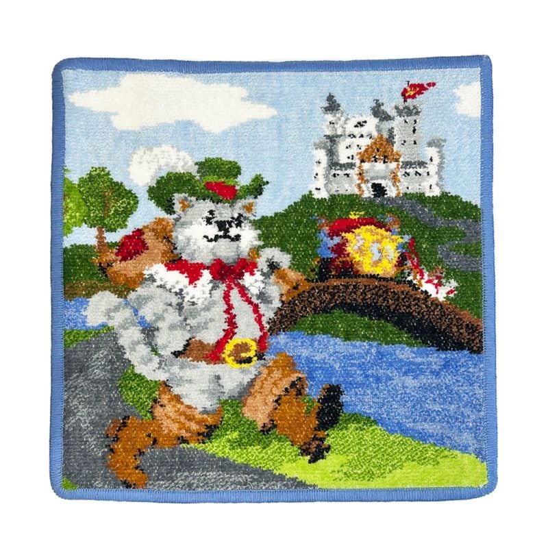 FEILER フェイラー ハンカチタオル Fairy Tales Puss in Boots 25cm ギフト 誕生日ギフト 出産祝い