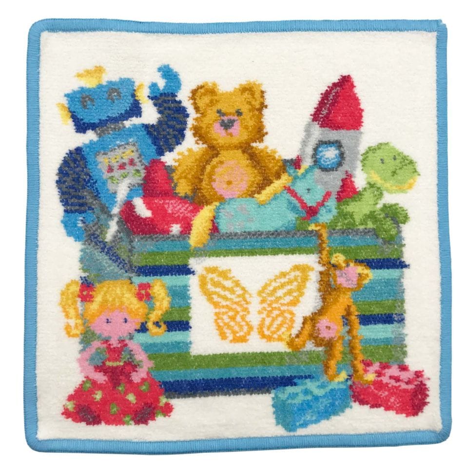 FEILER フェイラー ハンカチタオル Toybox 2.0 223 aqua 25cm ギフト 誕生日ギフト 出産祝い