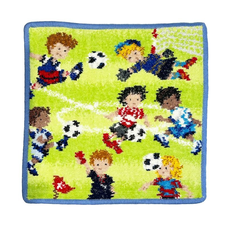 FEILER フェイラー ハンカチタオル Soccer 205 jeans 25cm ギフト 誕生日ギフト 出産祝い