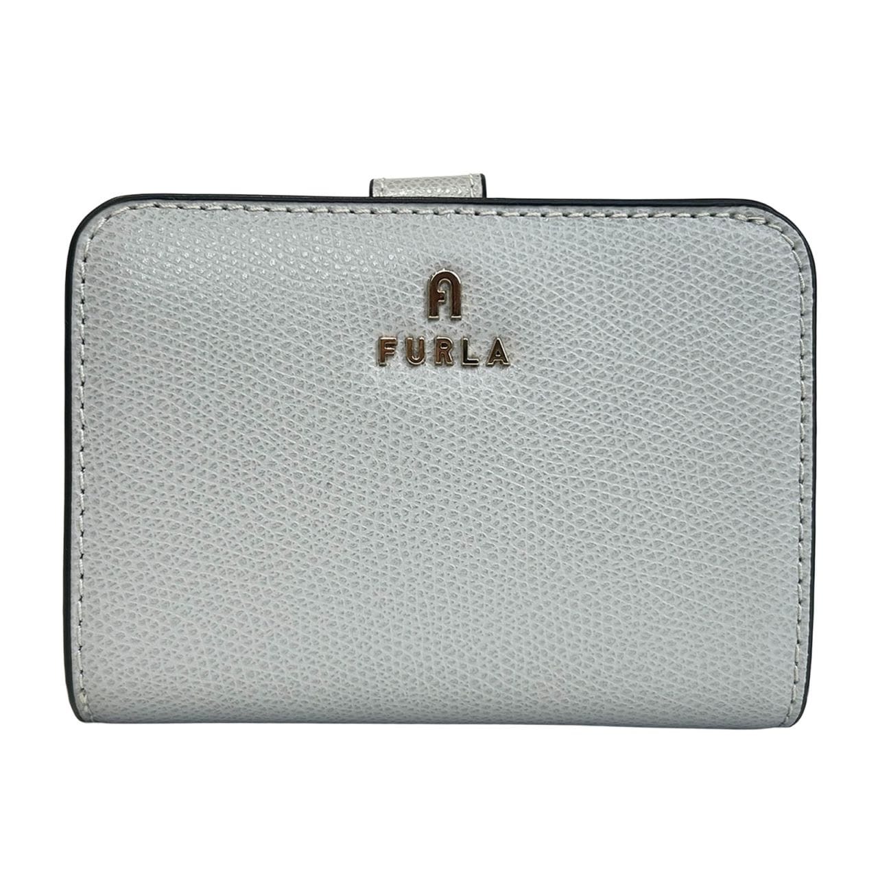 フルラ FURLA  カメリア レザー スモール コンパクト ウォレット レディース WP00315 ARE 4351S CRISTALLO CELESTAL