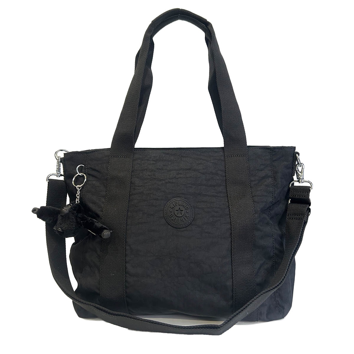Kipling キプリング トートバッグ ショルダーバッグ KI4400 P39 ブラック ASSENI S 【並行輸入品】