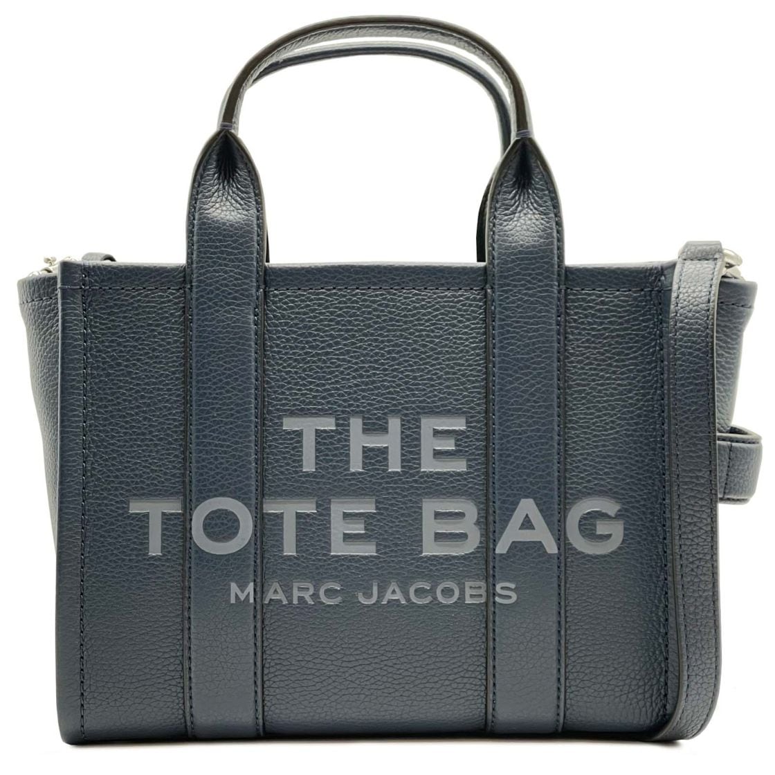 MARC JACOBS マークジェイコブス ザ レザー トートバッグ スモール H009L01SP21 426 THE TOTE BAG SMALL レディース ネイビー