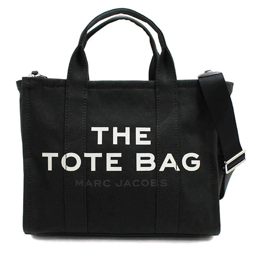 マークジェイコブス MARC JACOBS トートバッグ 2WAY M0016161 001 ブラック THE CANVAS MEDIUM TOTE BAG【並行輸入品】