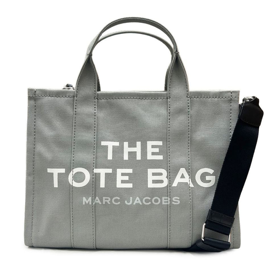 マークジェイコブス MARC JACOBS トートバッグ 2WAY M0016161/050 WOLF GREY THE CANVAS MEDIUM TOTE BAG【並行輸入品】
