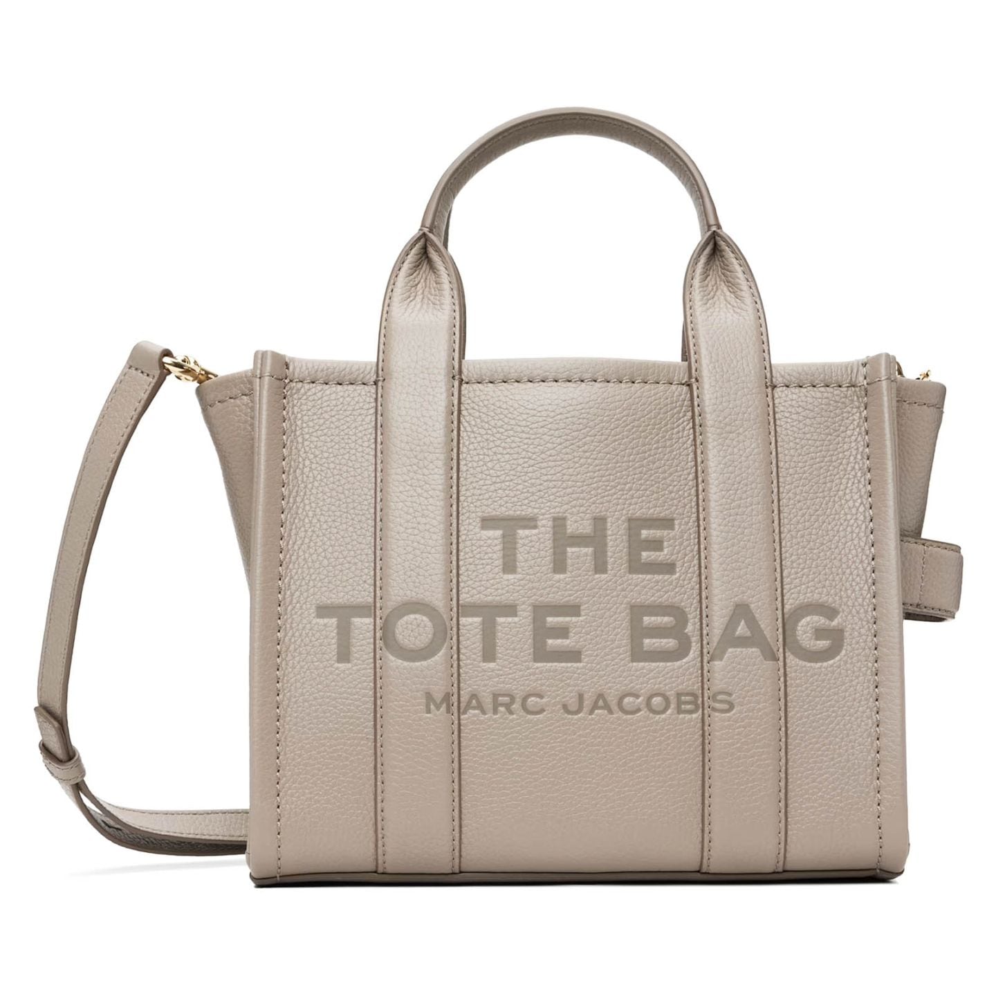 MARC JACOBS マークジェイコブス ザ レザー トート バッグ スモール H009L01SP21 055 CEMENT 【並行輸入品】