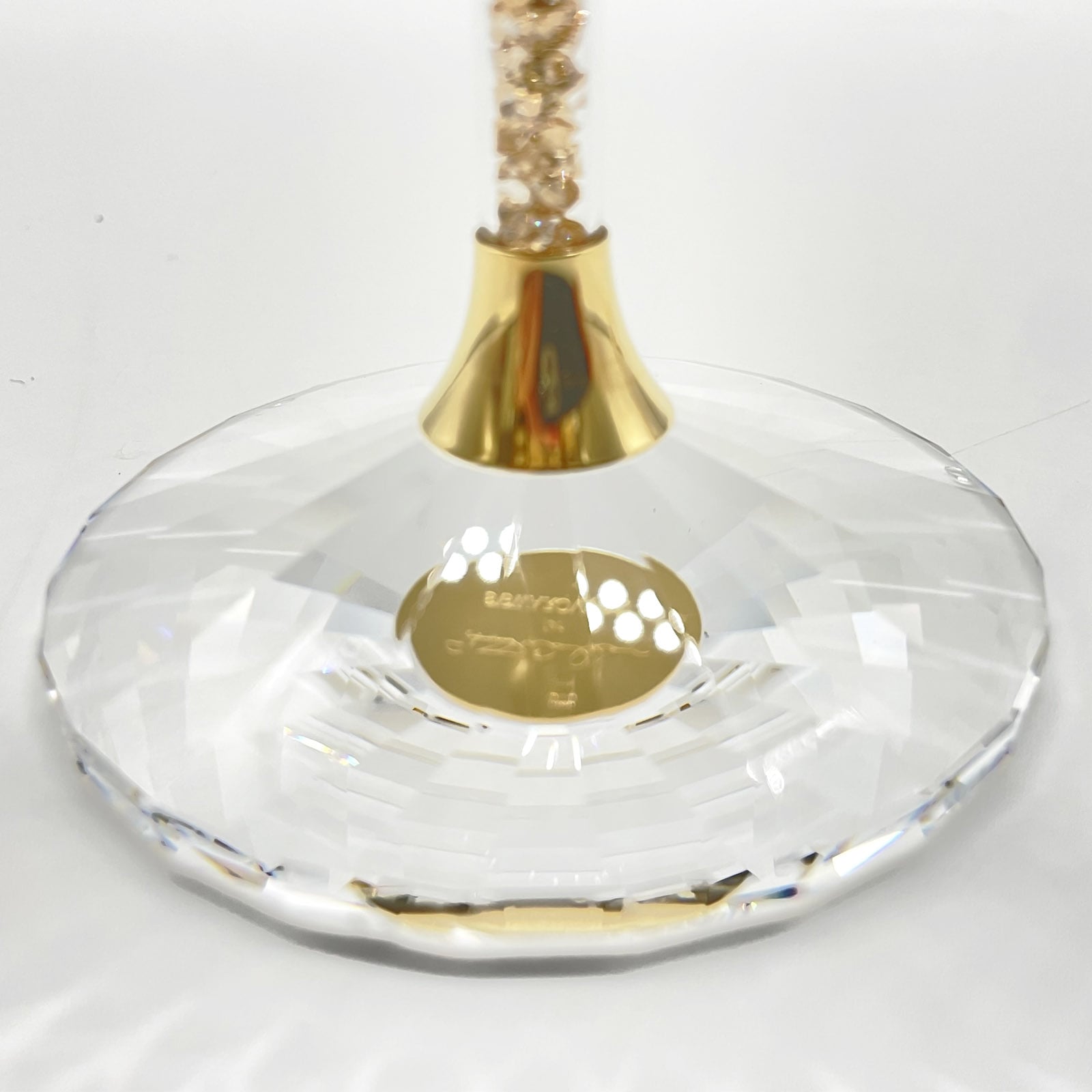 スワロフスキー シャンパン グラス フルート 2個 ペアセット 5102143 GOLD ワイングラス Swarovski Toasting Flutes ギフト