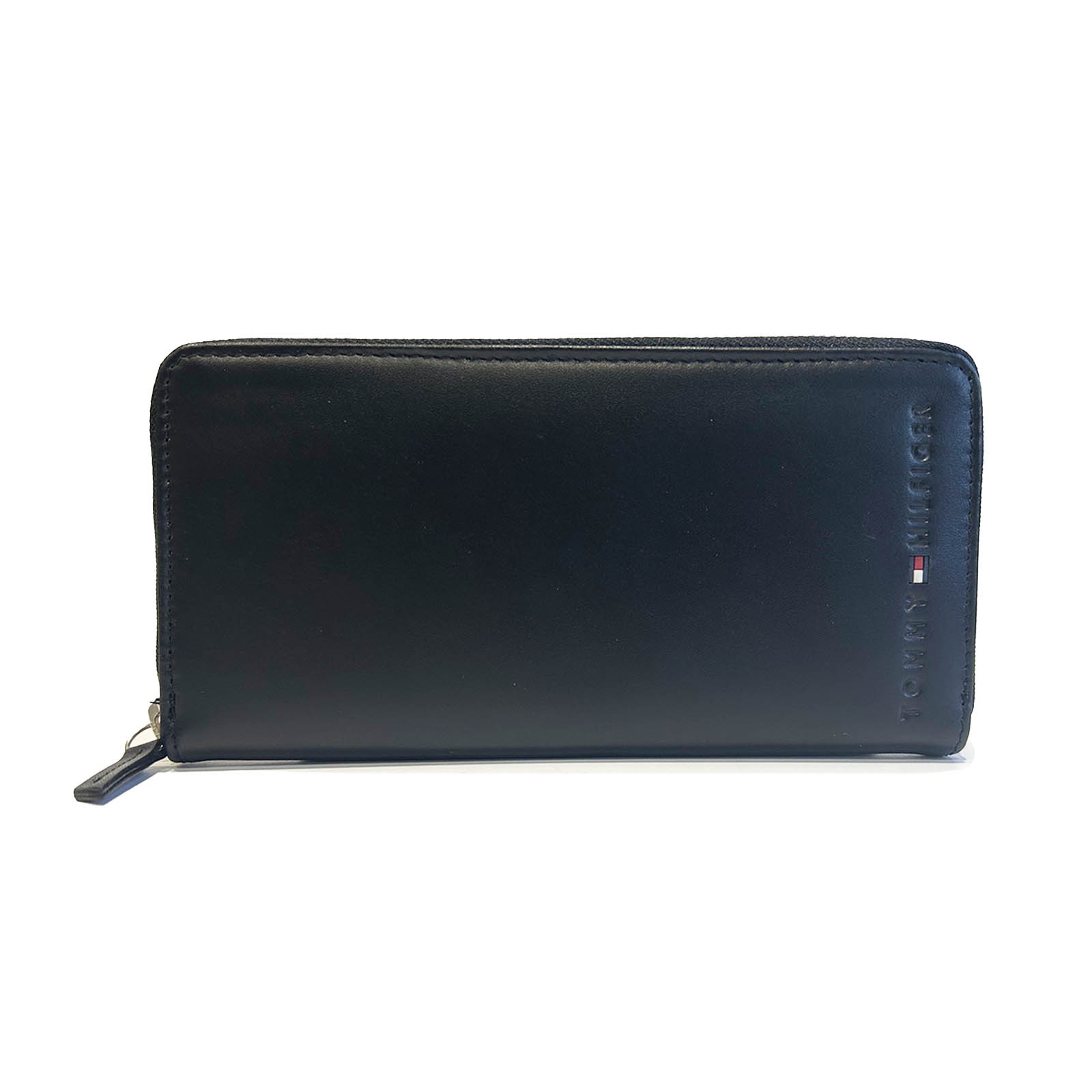 トミーヒルフィガー 長財布 メンズ ブラック TOMMY HILFIGER 31TL19X016 SUPERWAXY BK トミー ヒルフィガー TOMMY HILFIGER トミーヒルフィガー 長財布