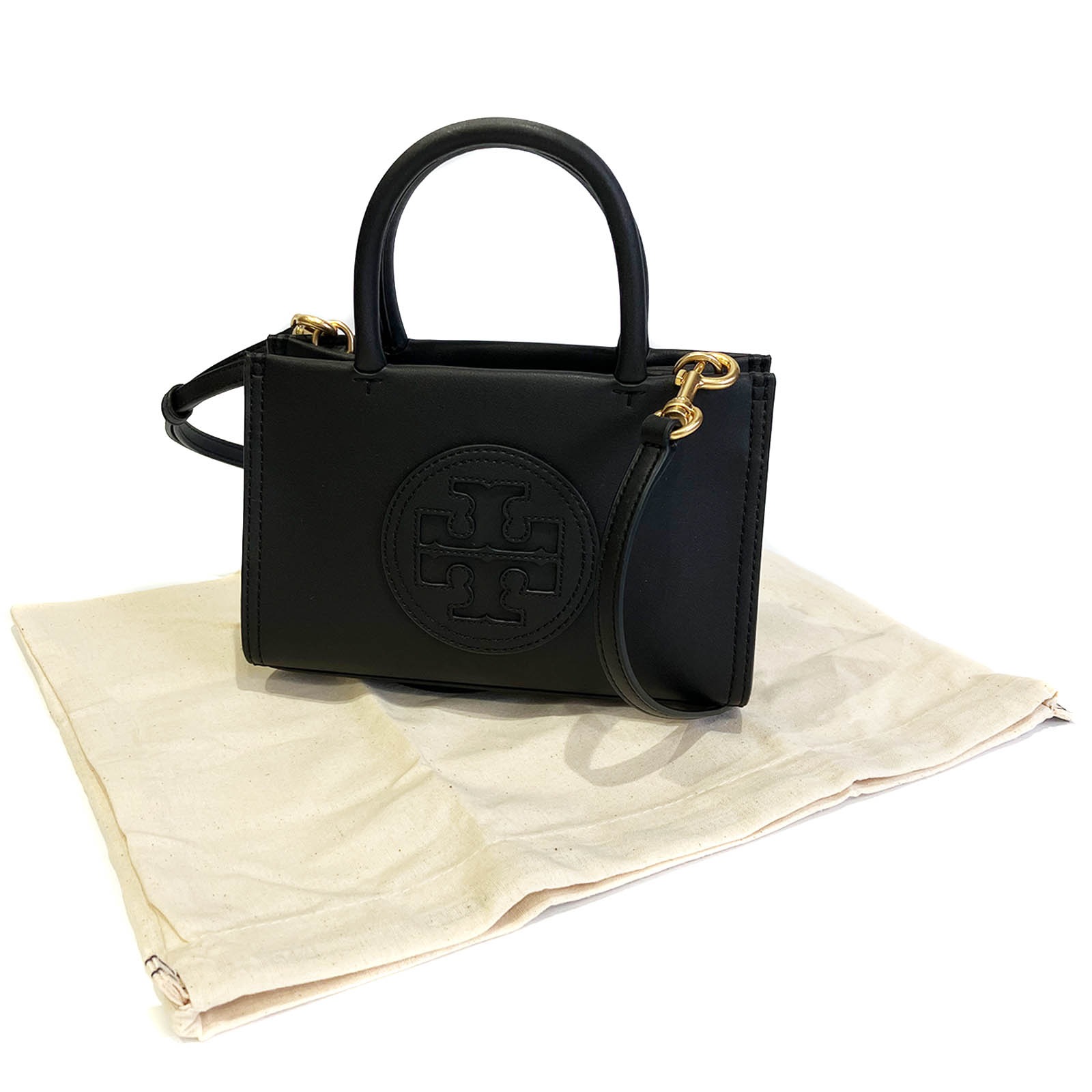 TORY BURCH(トリーバーチ) / ハンドバッグ/レザー/ブラック