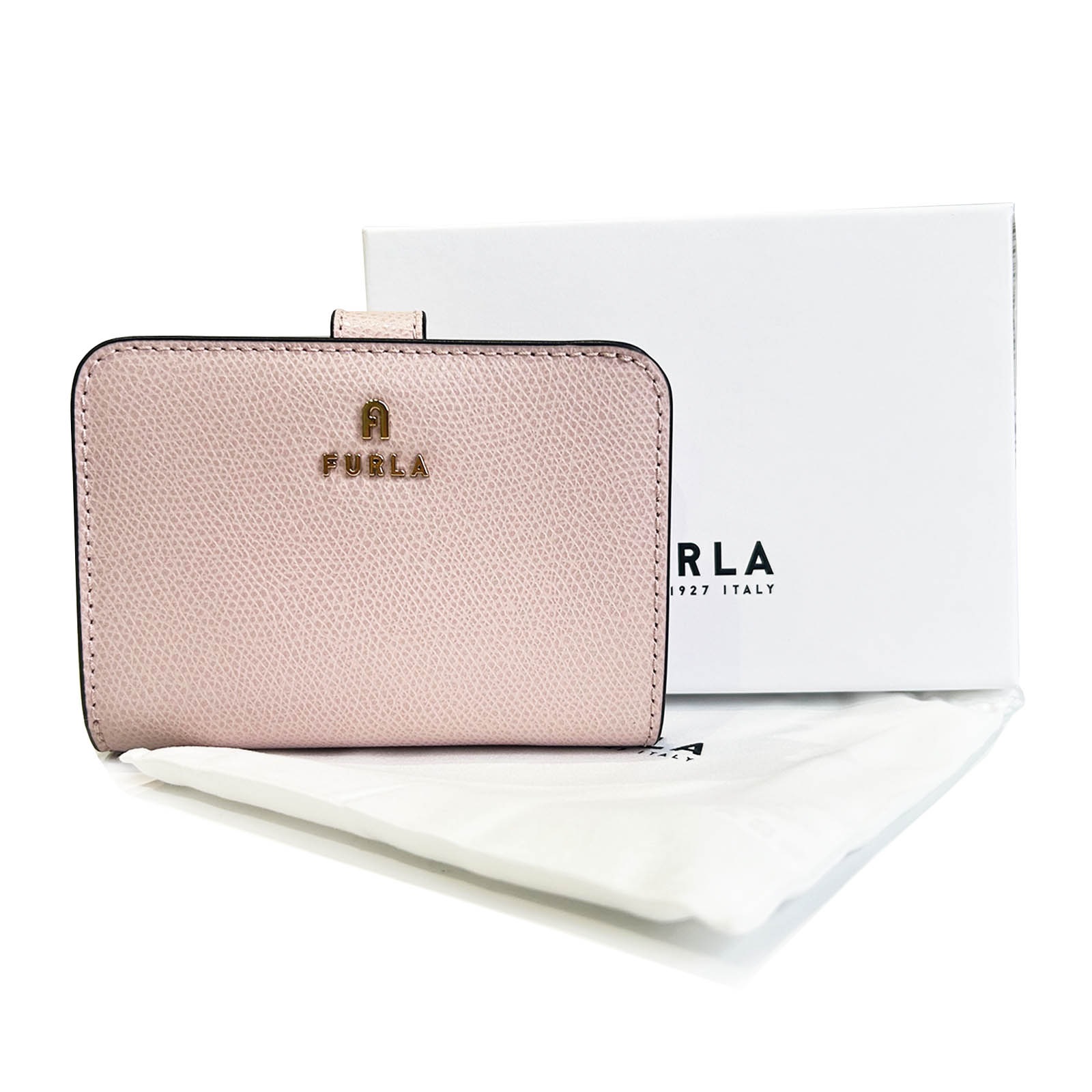 フルラ FURLA  カメリア レザー スモール コンパクト ウォレット レディース WP00315 ARE 4302S BLUSH PINK SAKURA