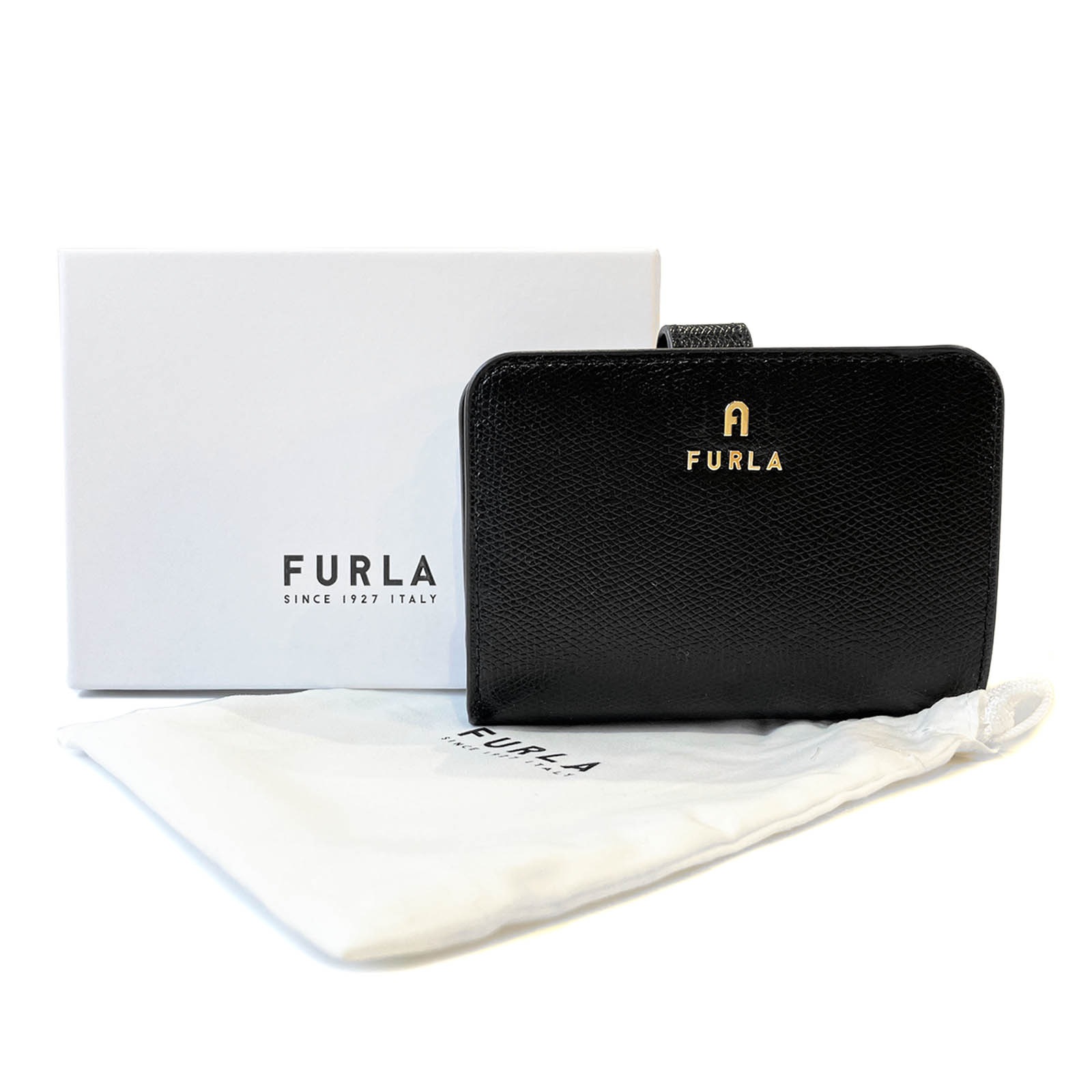 フルラ FURLA  カメリア レザー スモール コンパクト ウォレット レディース WP00315 ARE O6000 NERO