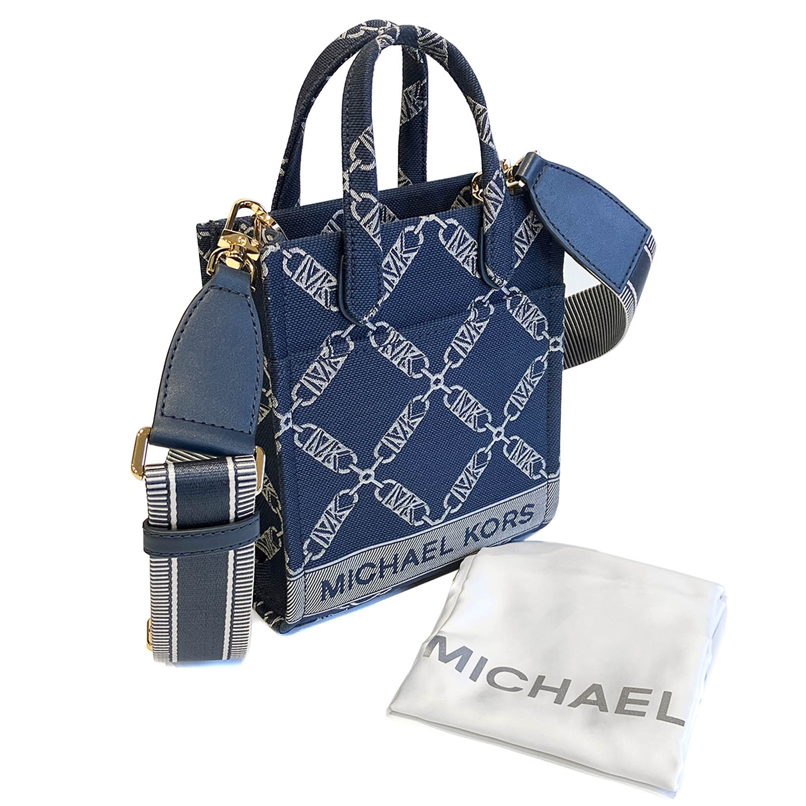 マイケルコース MICHAEL KORS GIGI  ショルダー 2wayトートバッグ 32F3G3GC0J/407 NAVY MULTI