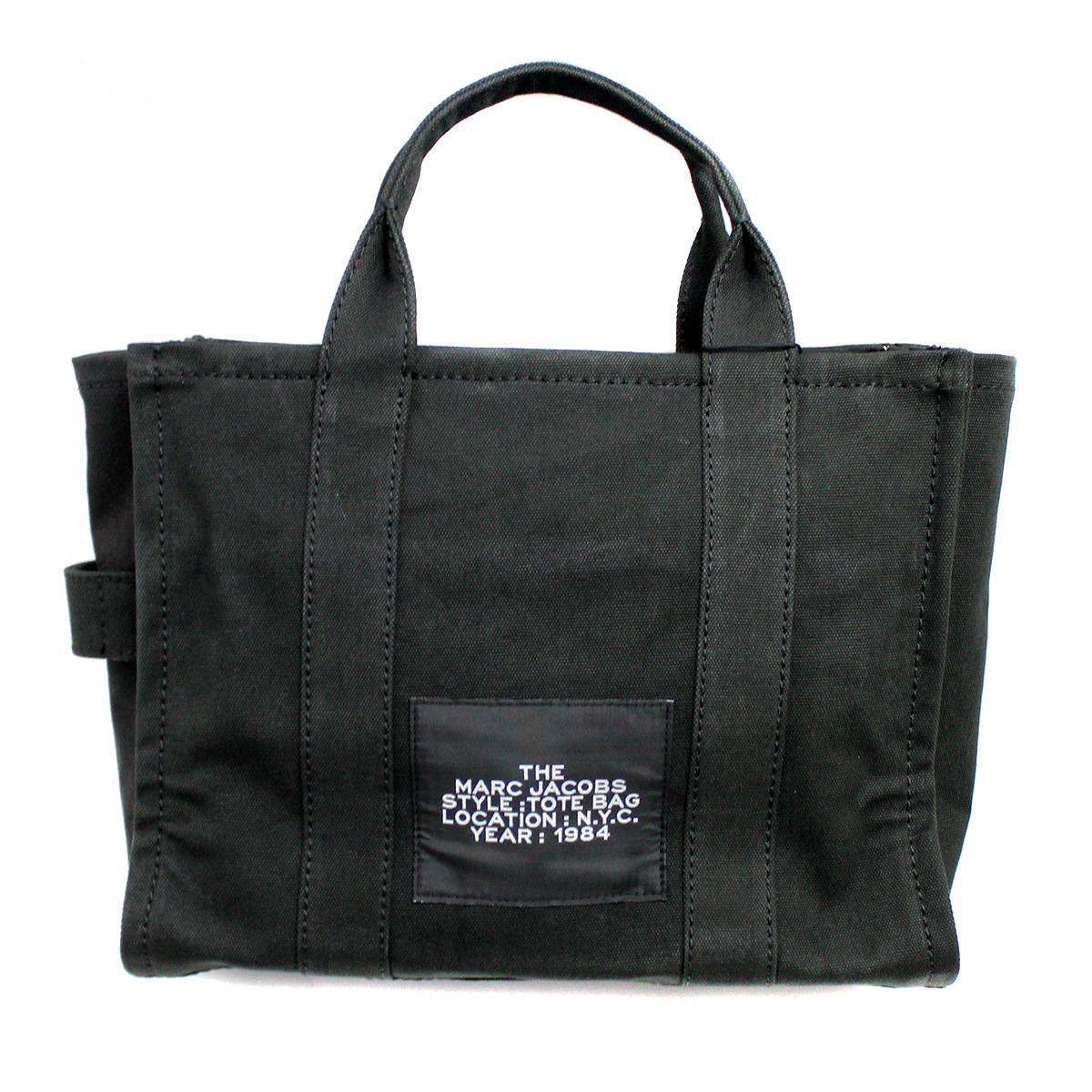 マークジェイコブス MARC JACOBS トートバッグ 2WAY M0016161 001 ブラック THE CANVAS MEDIUM TOTE BAG【並行輸入品】