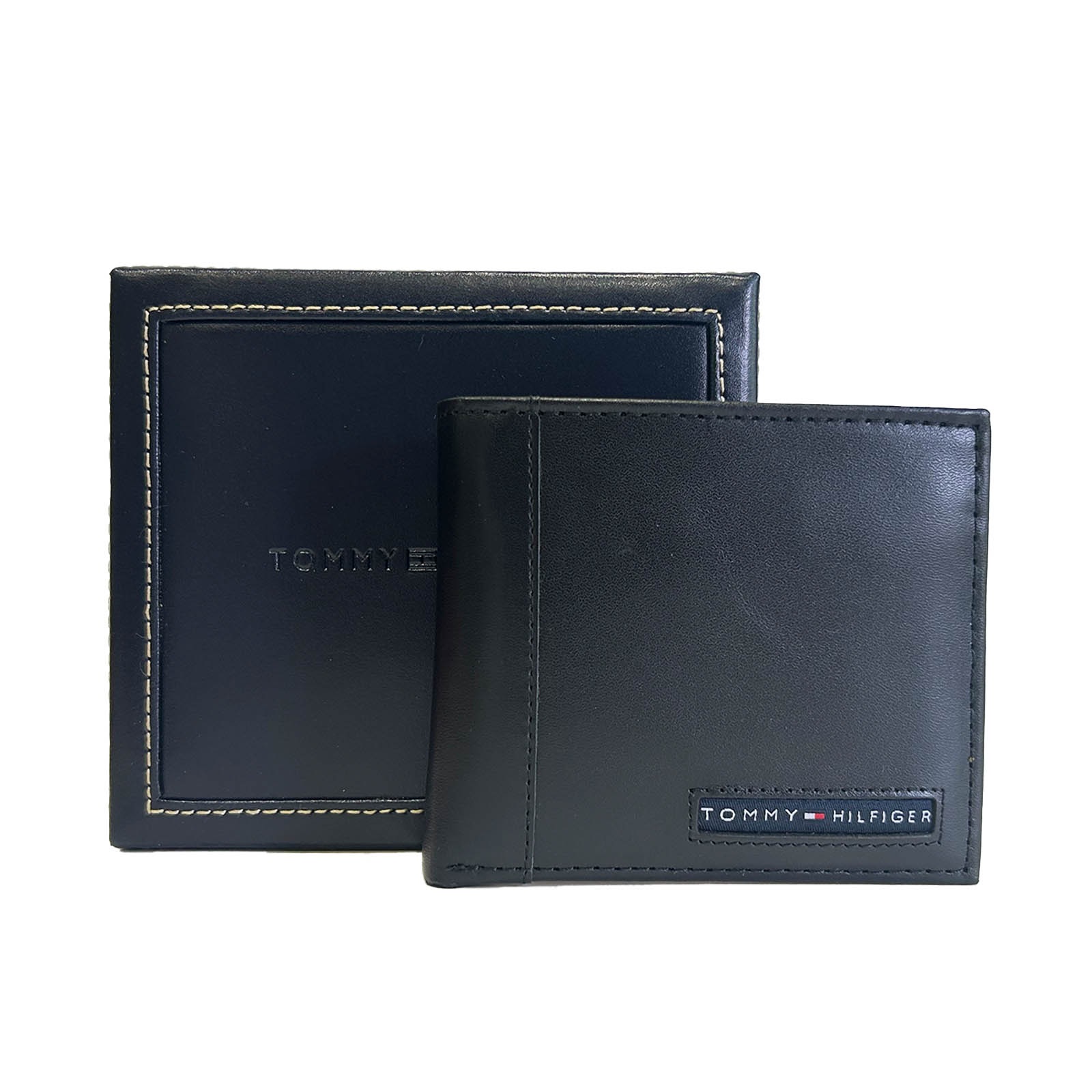 訳あり商品 新品 未使用品 トミーヒルフィガー メンズ 財布 折り財布 TOMMY HILFIGER 31TL25X023 001 ブラック