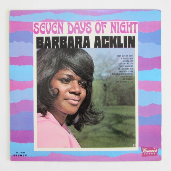 洋楽 Barbara Acklin - Seven Days Of Night Barbara Acklin – Seven Days Of Night – Vinyl (Pinckneyville