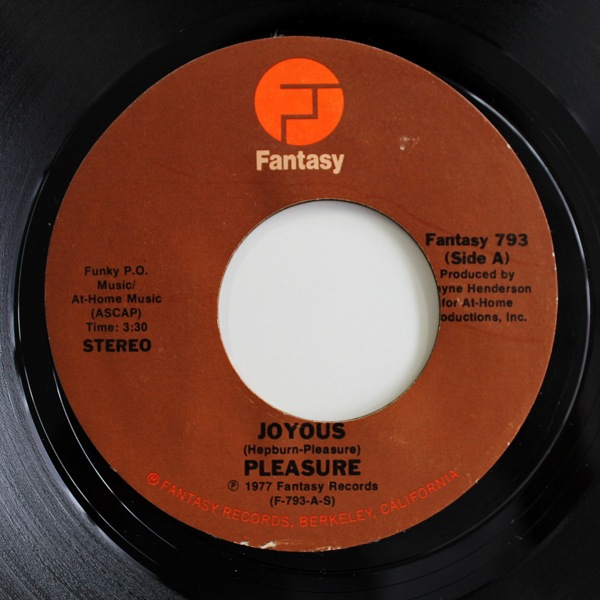 Pleasure - Joyous / Dance To The Music｜SOUL / FUNK,Disco/Modern