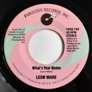 Leon Ware - What's Your Name / Club Sashay