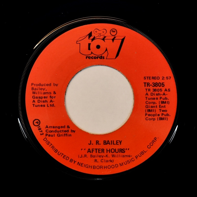 J. R. Bailey - After Hours / Heaven On Earth [7inch]｜SOUL / FUNK,Disco ...