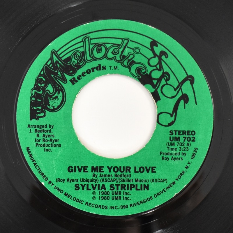Sylvia Striplin - Give Me Your Love / You Can't Turn Me [7inch