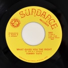Tommy Tate - What Gives You The Right / If I Gave You My Heart   [7inch]
