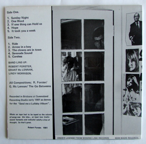 The Gobetweens - Very Quick On The Eye = Brisbane, 1981