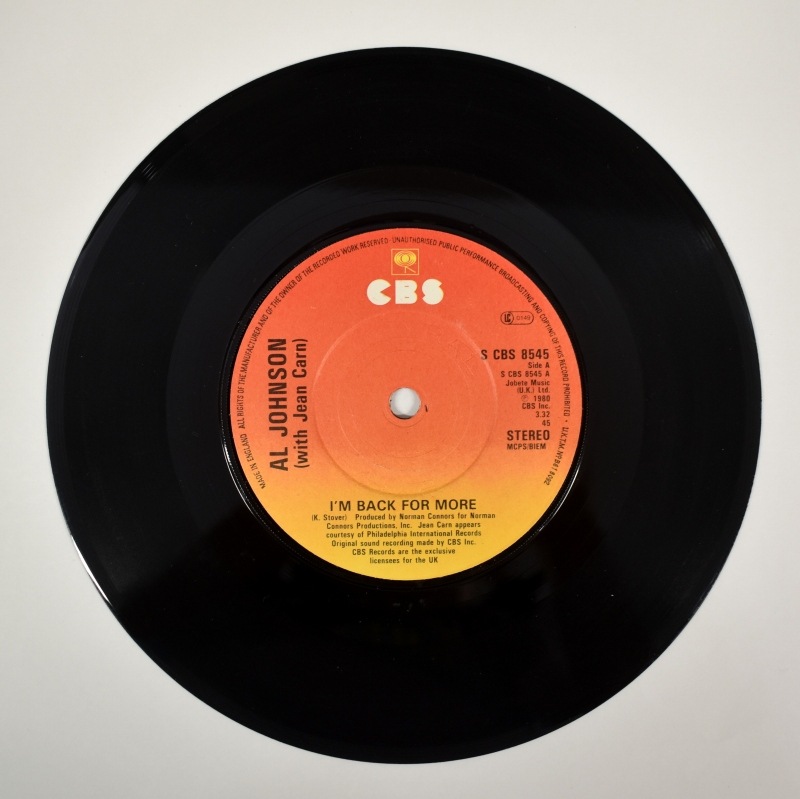 Al Johnson With Jean Carn - I'm Back For More / You Are My Personal Angel    [7inch]