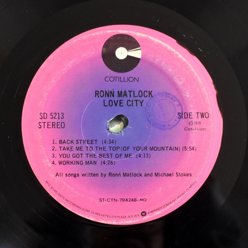 Ron Matlock - Love City               [LP]