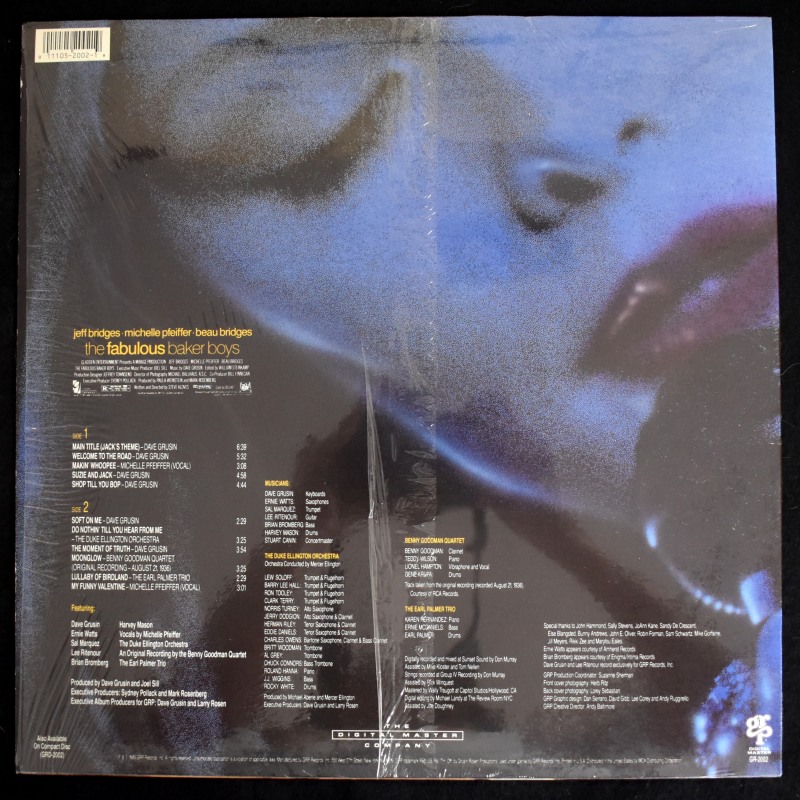 Dave Grusin - The Fabulous Baker Boys (Original Motion Picture Soundtrack)��[LP]