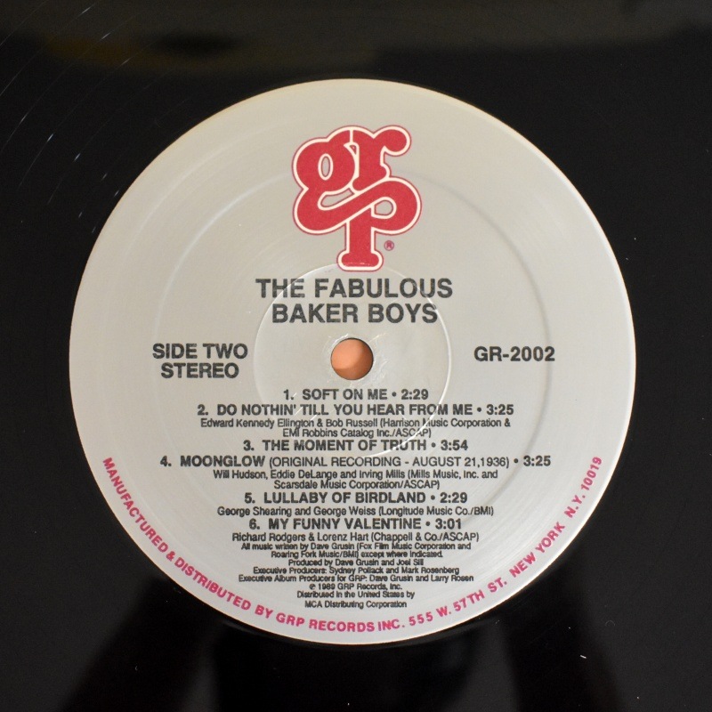 Dave Grusin - The Fabulous Baker Boys (Original Motion Picture Soundtrack)��[LP]