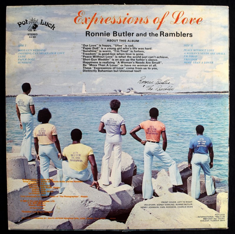 Ronnie Butler & The Ramblers - Expressions Of Love      [LP]