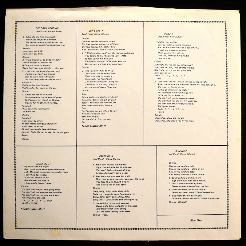 Ronnie Butler & The Ramblers - Expressions Of Love      [LP]