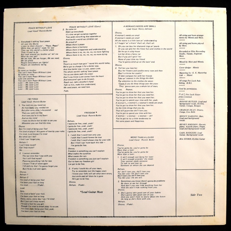 Ronnie Butler & The Ramblers - Expressions Of Love      [LP]