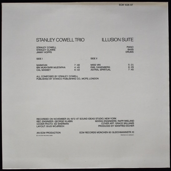 Stanley Cowell Trio - Illusion Suite